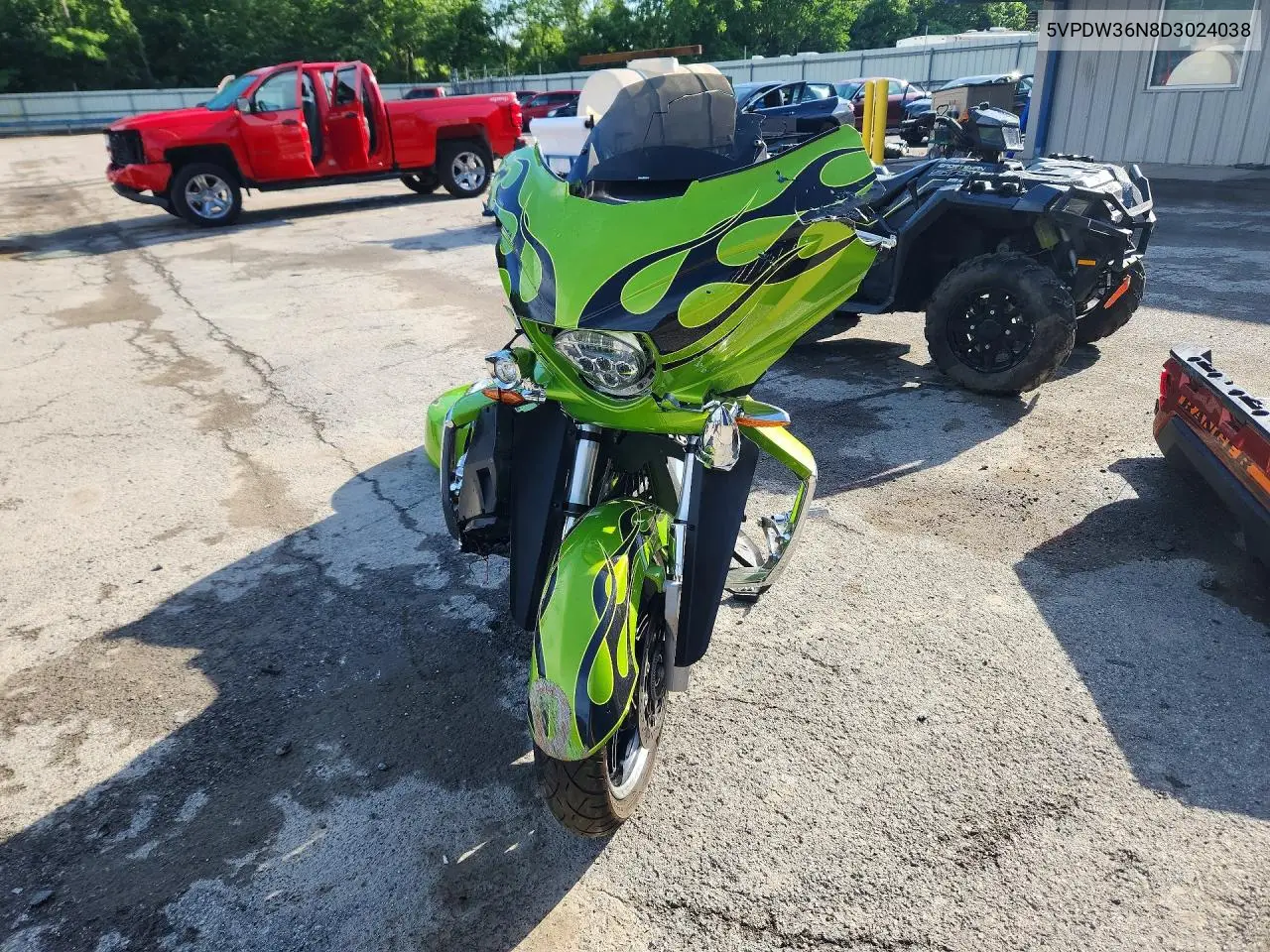 2013 Victory Cross Country VIN: 5VPDW36N8D3024038 Lot: 57676166