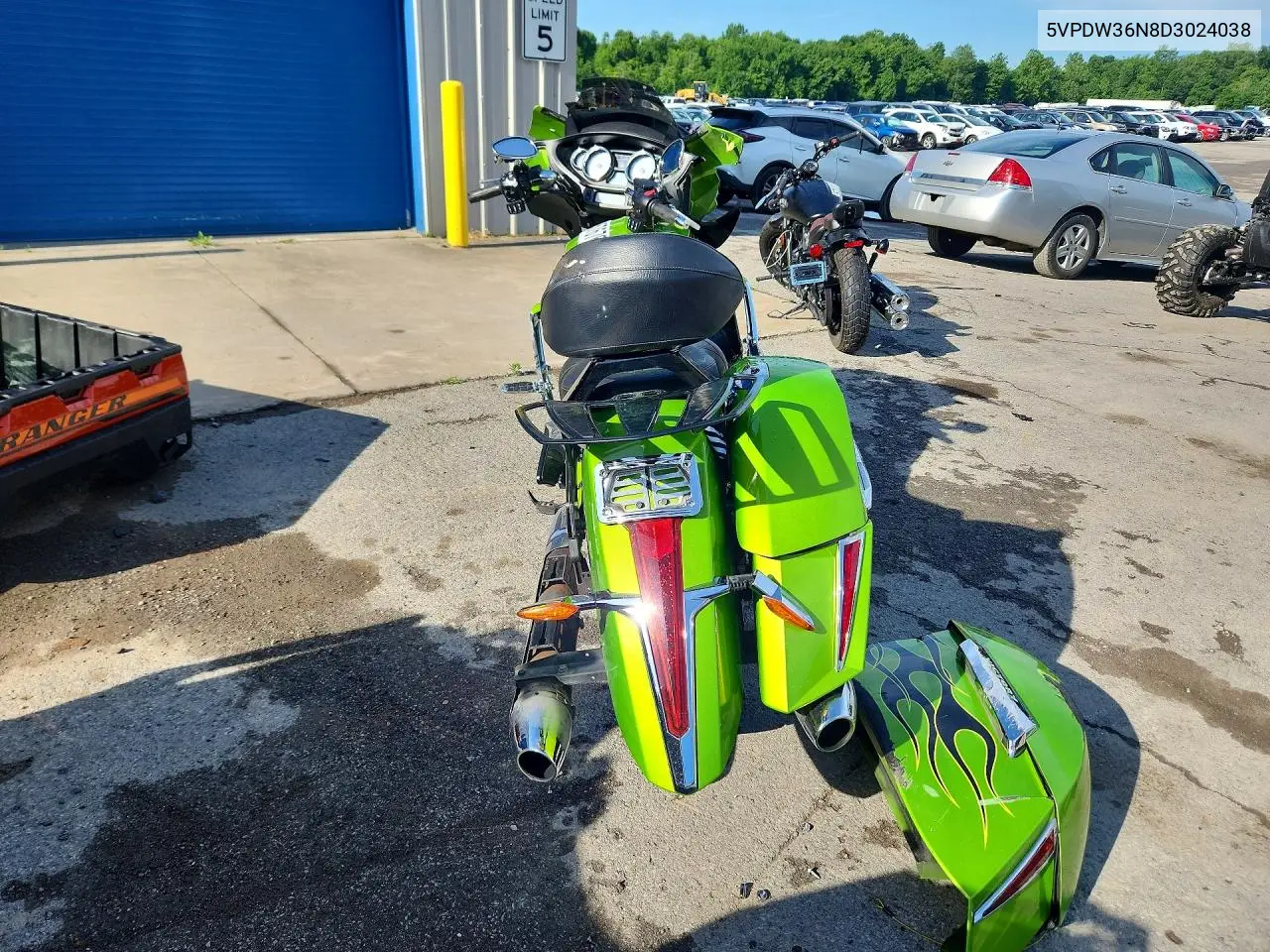 2013 Victory Cross Country VIN: 5VPDW36N8D3024038 Lot: 57676166