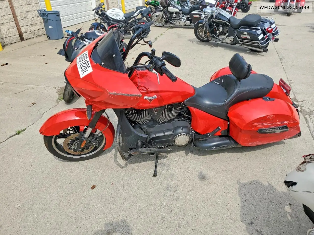 2016 Victory Motorcycles Cross Country Abs VIN: 5VPDW36N6G3056149 Lot: 60091826
