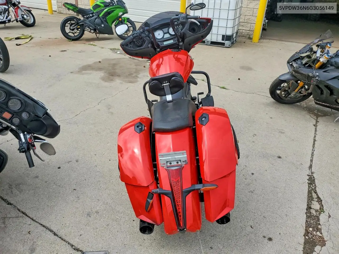 2016 Victory Motorcycles Cross Country Abs VIN: 5VPDW36N6G3056149 Lot: 60091826