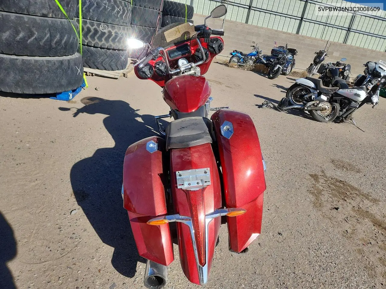 2012 Victory Motorcycles Cross Roads Custom VIN: 5VPBW36N3C3008609 Lot: 47745746