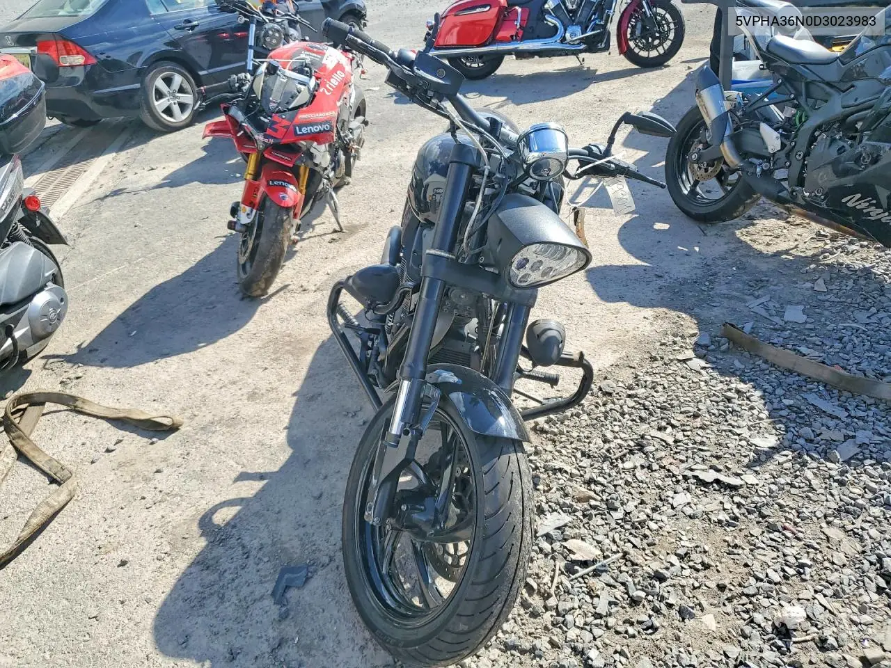 2013 Victory Motorcycles Hammer 8-Ball VIN: 5VPHA36N0D3023983 Lot: 57187516