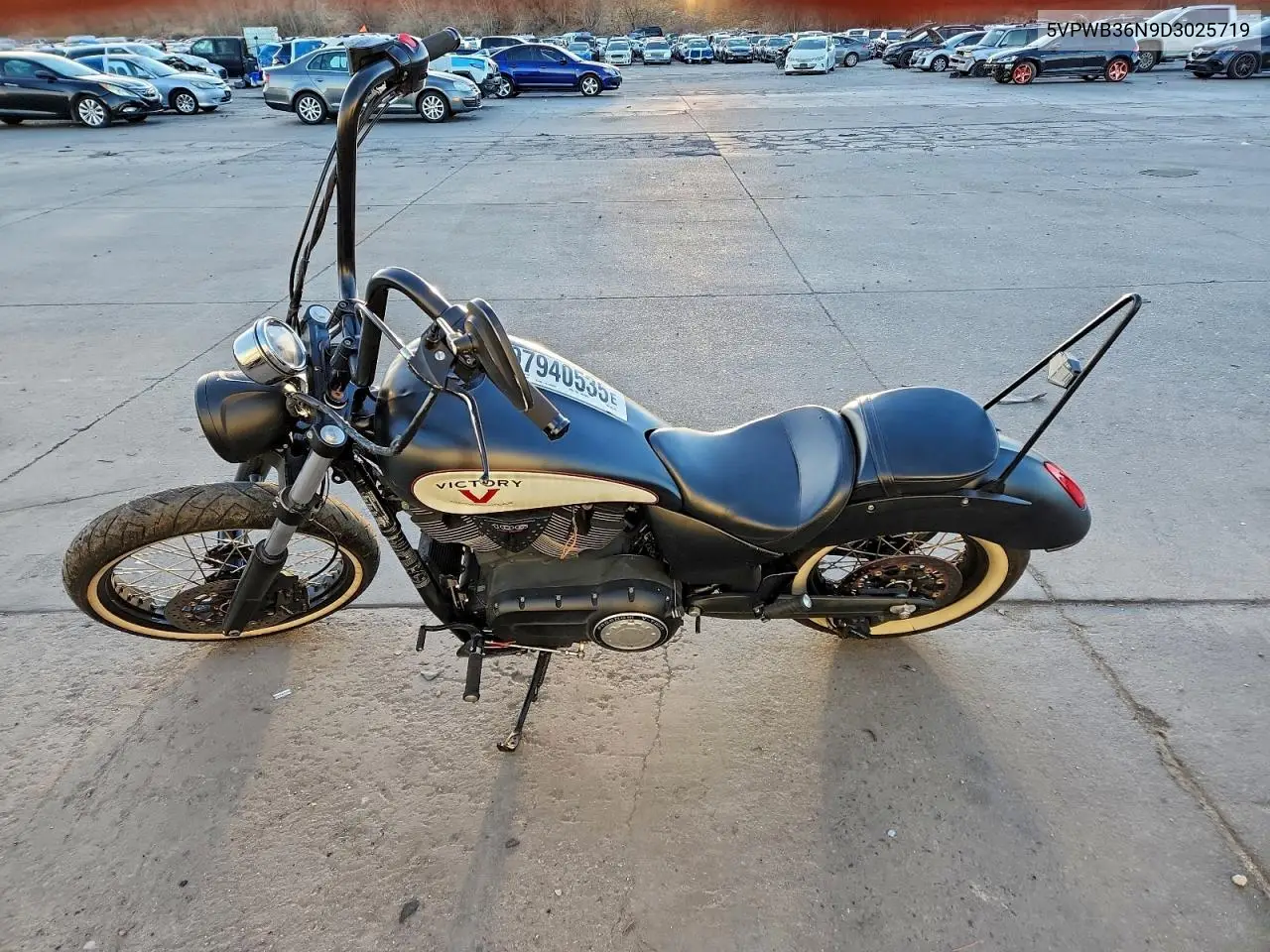 2013 Victory Motorcycles High-Ball VIN: 5VPWB36N9D3025719 Lot: 97940535