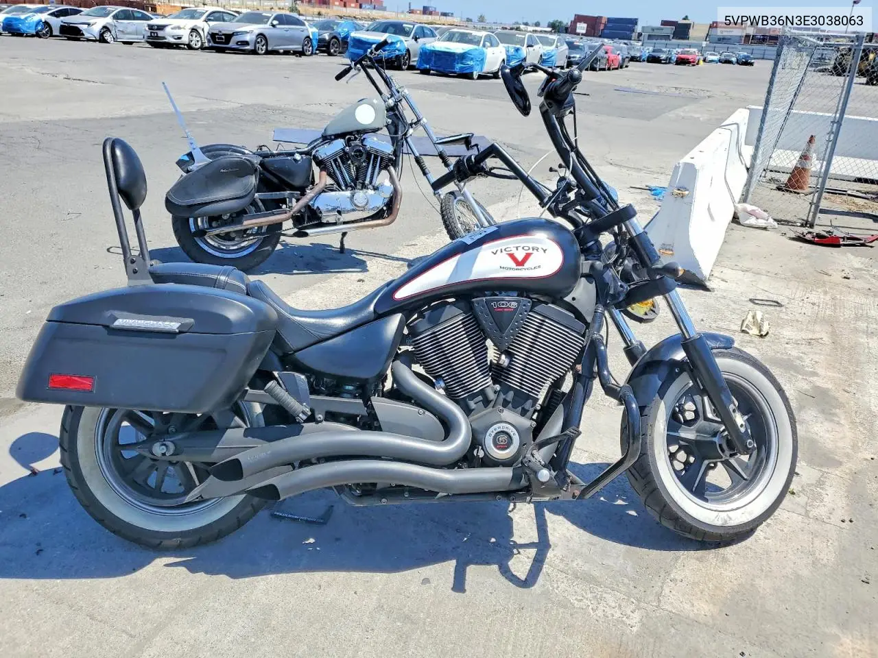 2014 Victory Motorcycles High-Ball VIN: 5VPWB36N3E3038063 Lot: 55462066