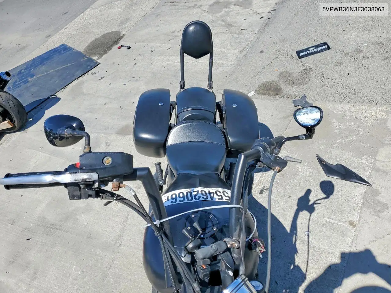 2014 Victory Motorcycles High-Ball VIN: 5VPWB36N3E3038063 Lot: 55462066