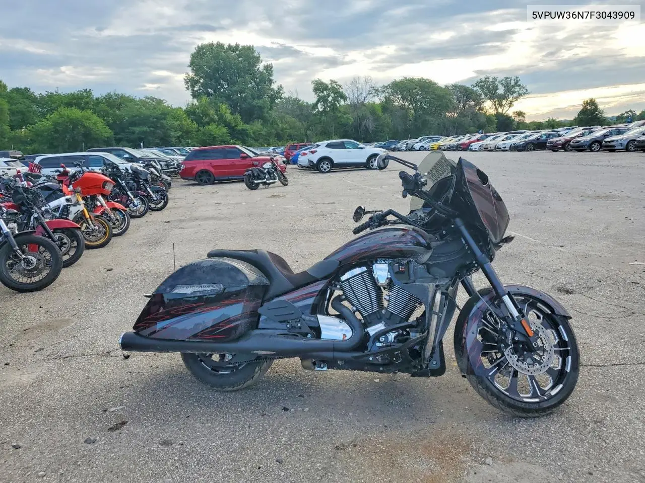 2015 Victory Motorcycles Magnum X-1 VIN: 5VPUW36N7F3043909 Lot: 54902636