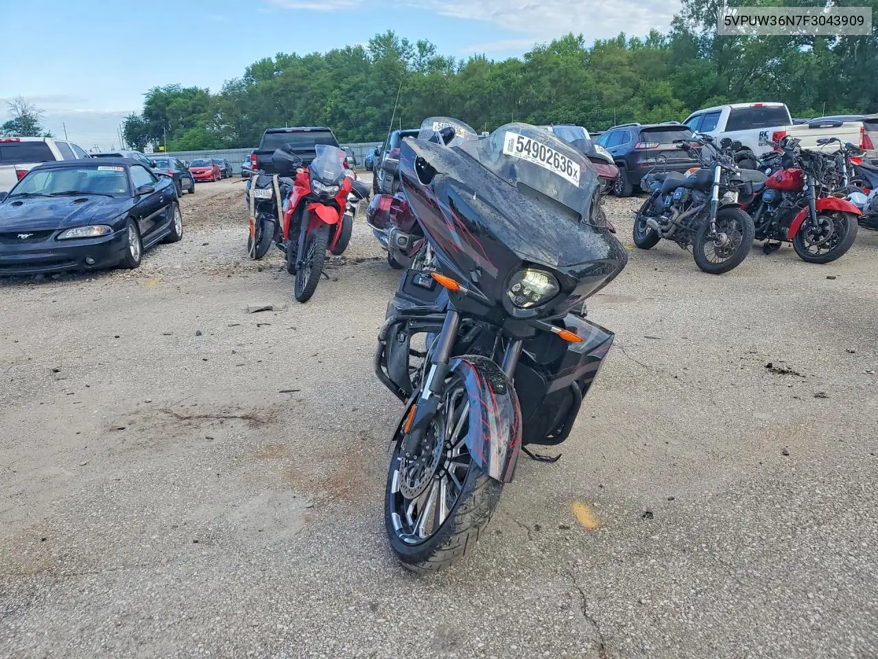 2015 Victory Motorcycles Magnum X-1 VIN: 5VPUW36N7F3043909 Lot: 54902636