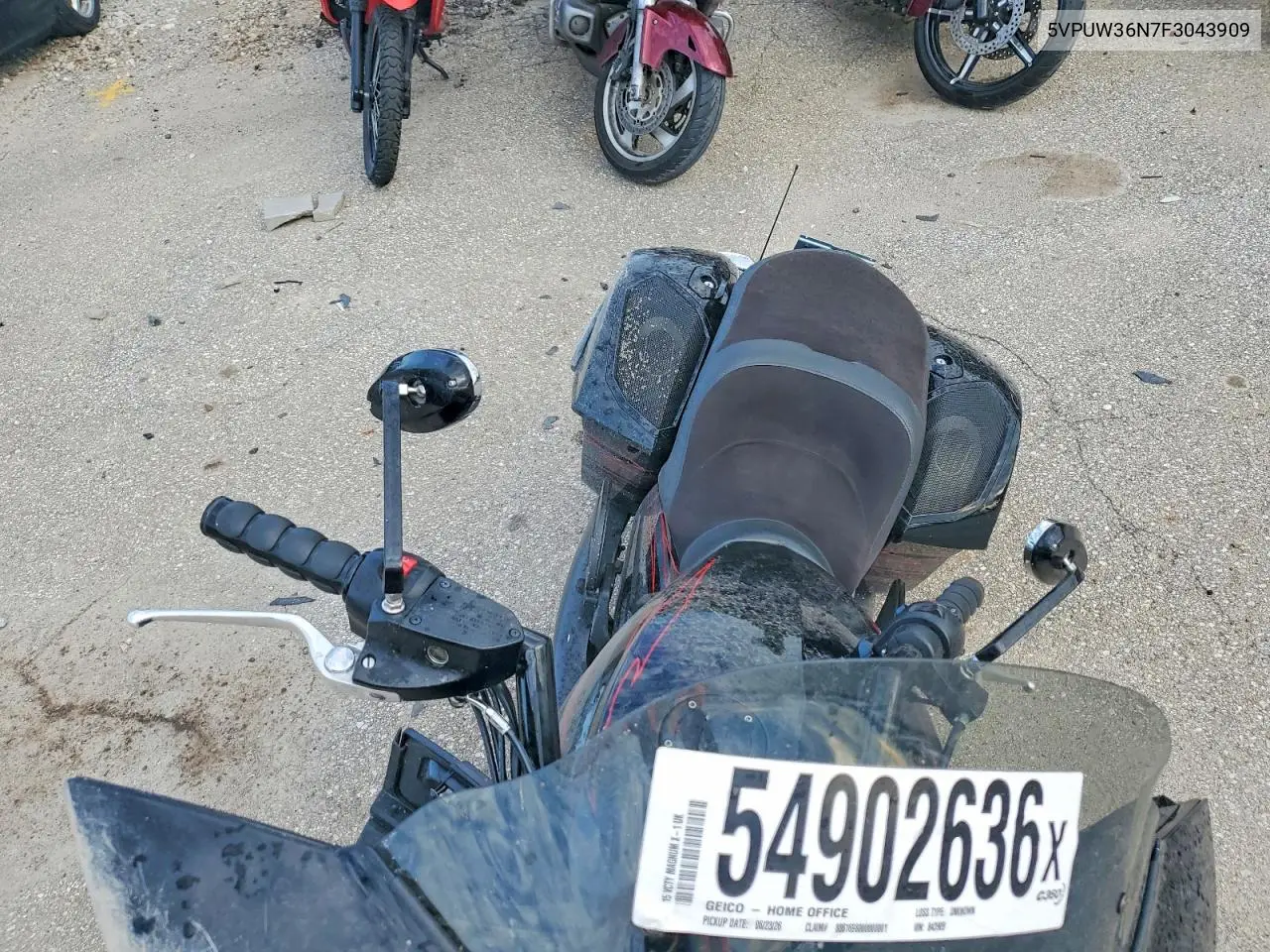 2015 Victory Motorcycles Magnum X-1 VIN: 5VPUW36N7F3043909 Lot: 54902636