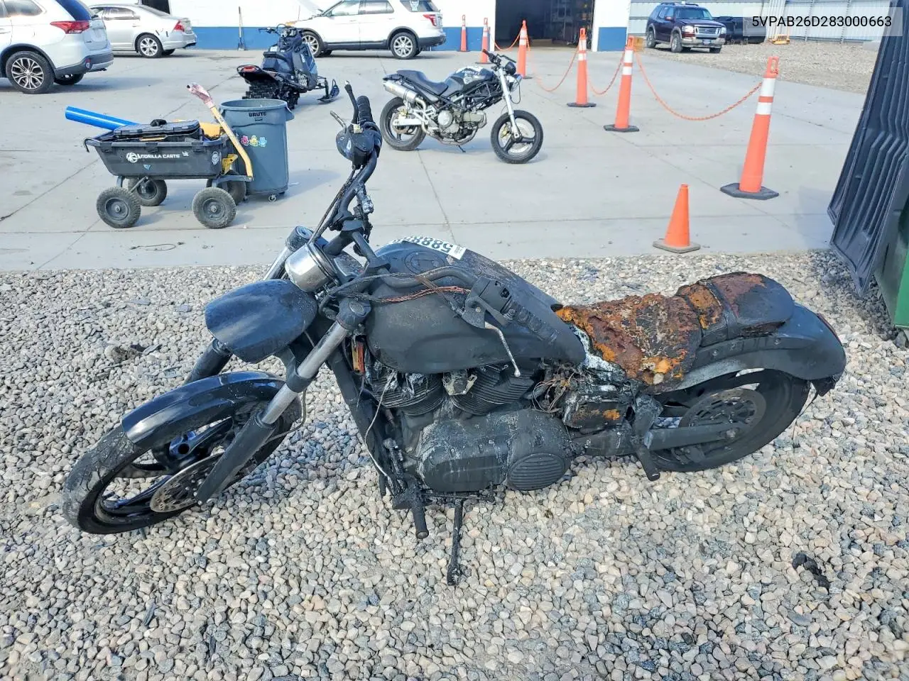 2008 Victory Motorcycles Vegas 8-Ball VIN: 5VPAB26D283000663 Lot: 58885816