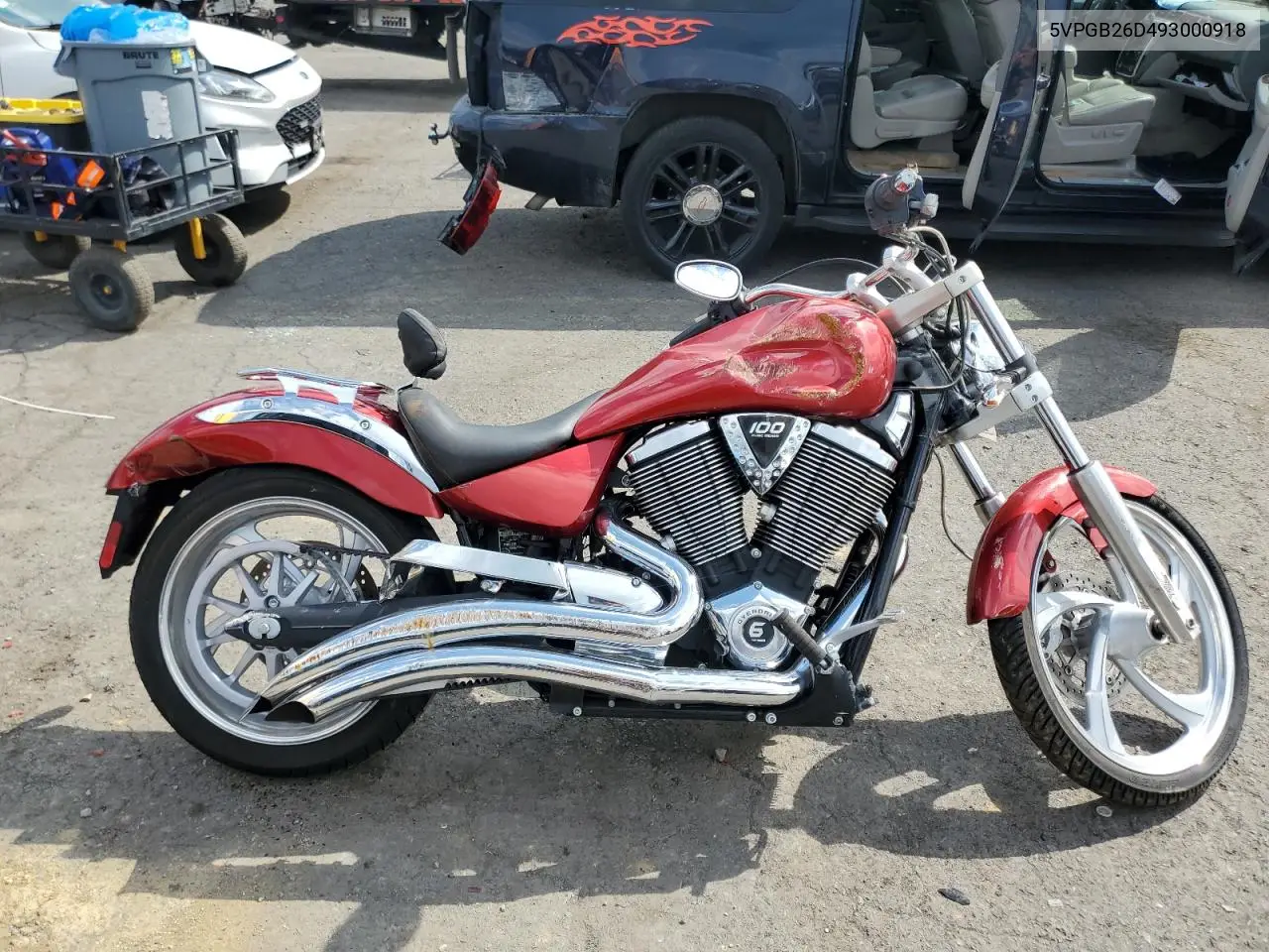 2009 Victory Motorcycles Vegas VIN: 5VPGB26D493000918 Lot: 75365505