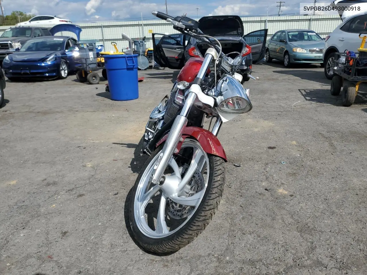 2009 Victory Motorcycles Vegas VIN: 5VPGB26D493000918 Lot: 75365505