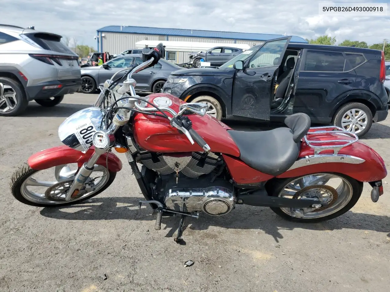 2009 Victory Motorcycles Vegas VIN: 5VPGB26D493000918 Lot: 75365505