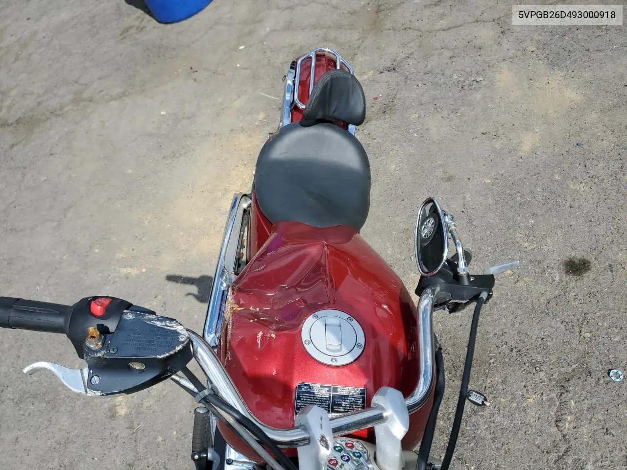 2009 Victory Motorcycles Vegas VIN: 5VPGB26D493000918 Lot: 75365505