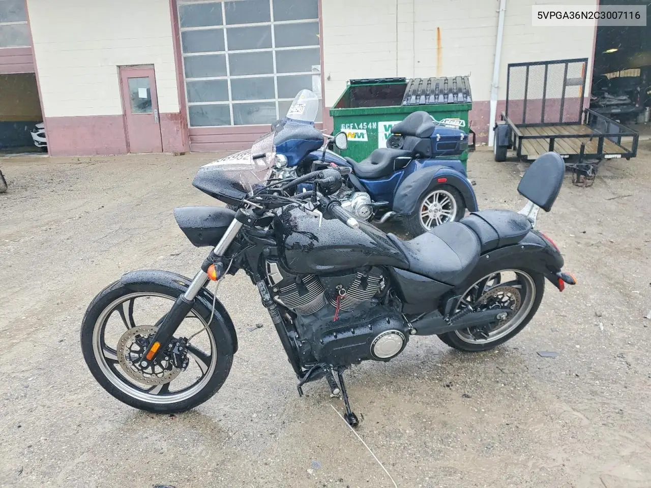 2012 Victory Motorcycles Vegas 8-Ball VIN: 5VPGA36N2C3007116 Lot: 58898266