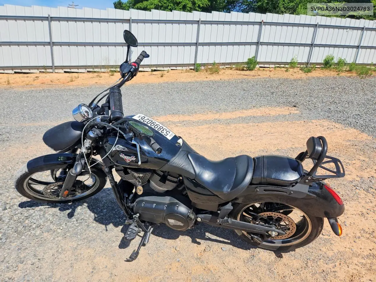 2013 Victory Motorcycles Vegas 8-Ball VIN: 5VPGA36N3D3024783 Lot: 53899026