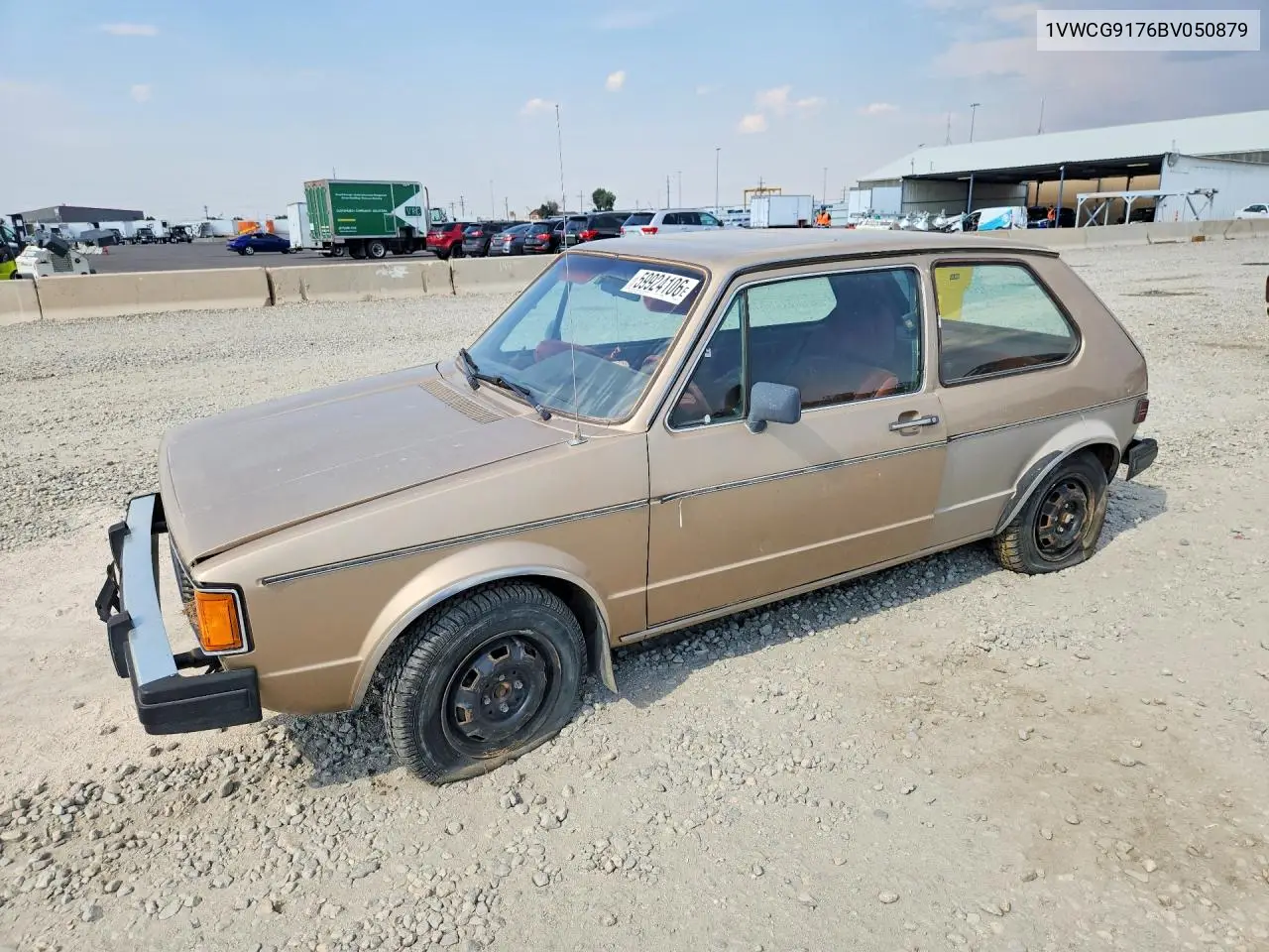 1981 Volkswagen Rabbit Ls Deluxe VIN: 1VWCG9176BV050879 Lot: 59924106