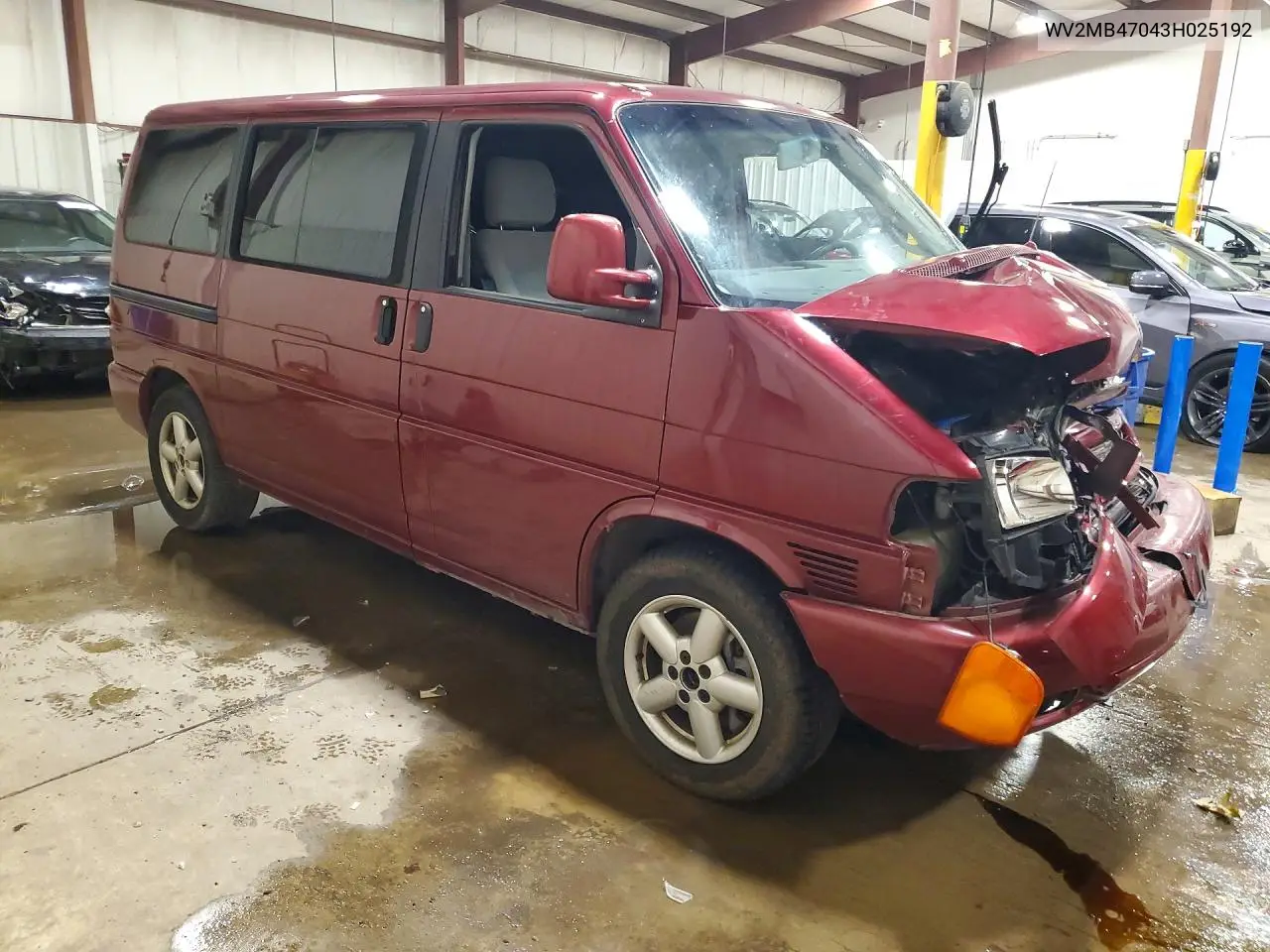 2003 Volkswagen Eurovan Mv VIN: WV2MB47043H025192 Lot: 58144096