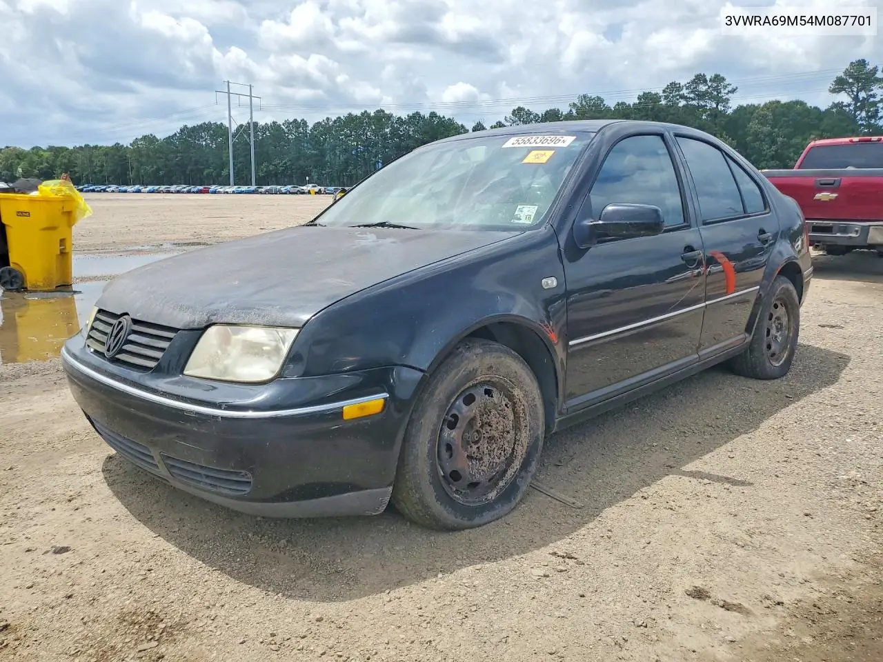 2004 Volkswagen Jetta Gl VIN: 3VWRA69M54M087701 Lot: 55833696