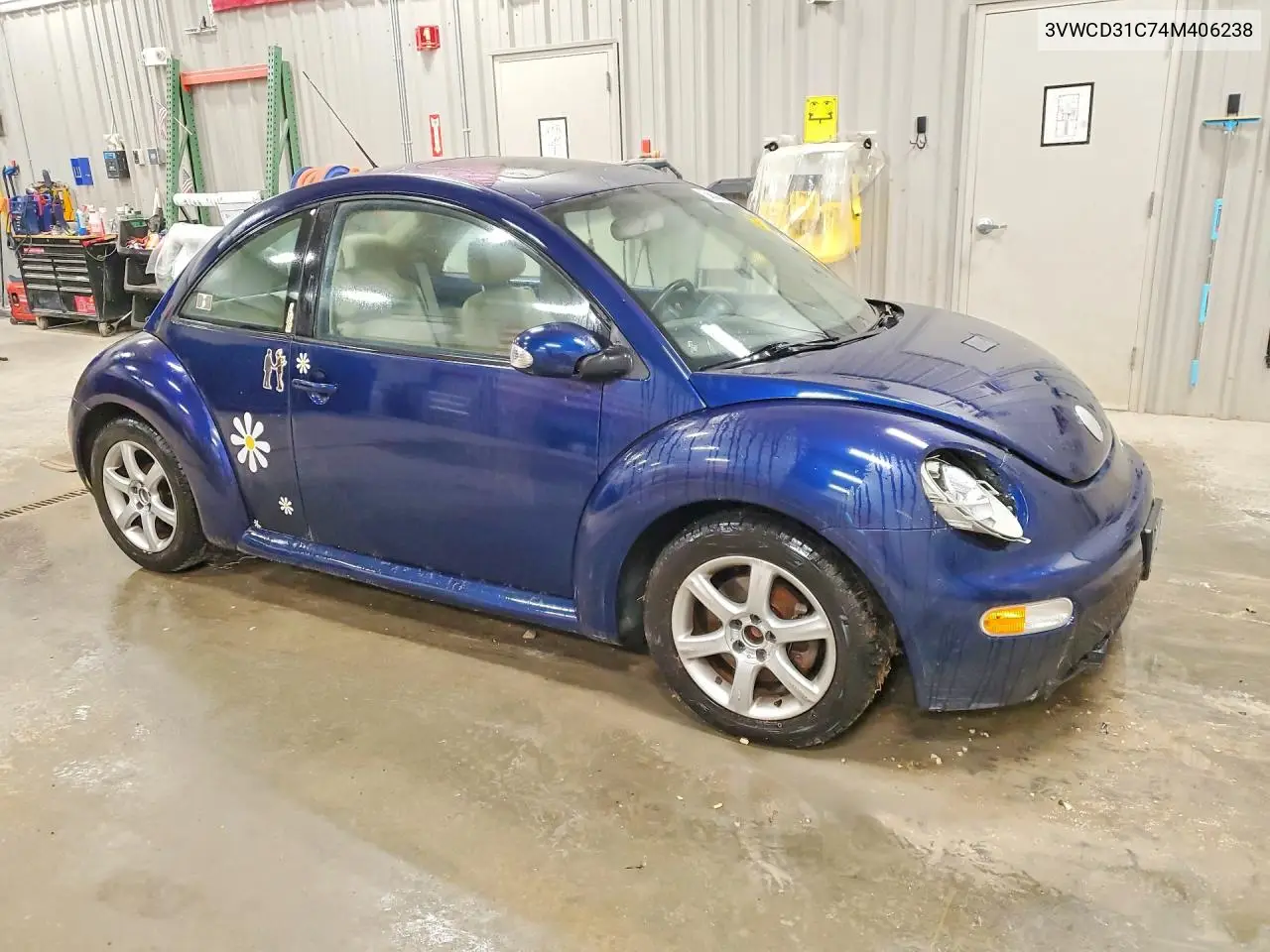 2004 Volkswagen New Beetle Gls VIN: 3VWCD31C74M406238 Lot: 58830936