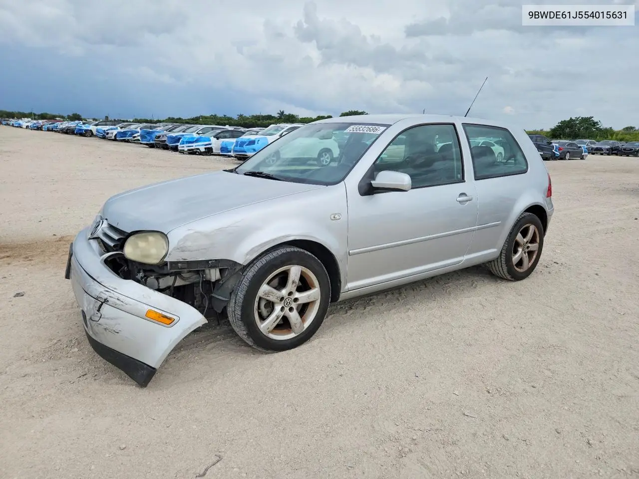 2005 Volkswagen Gti VIN: 9BWDE61J554015631 Lot: 55832686