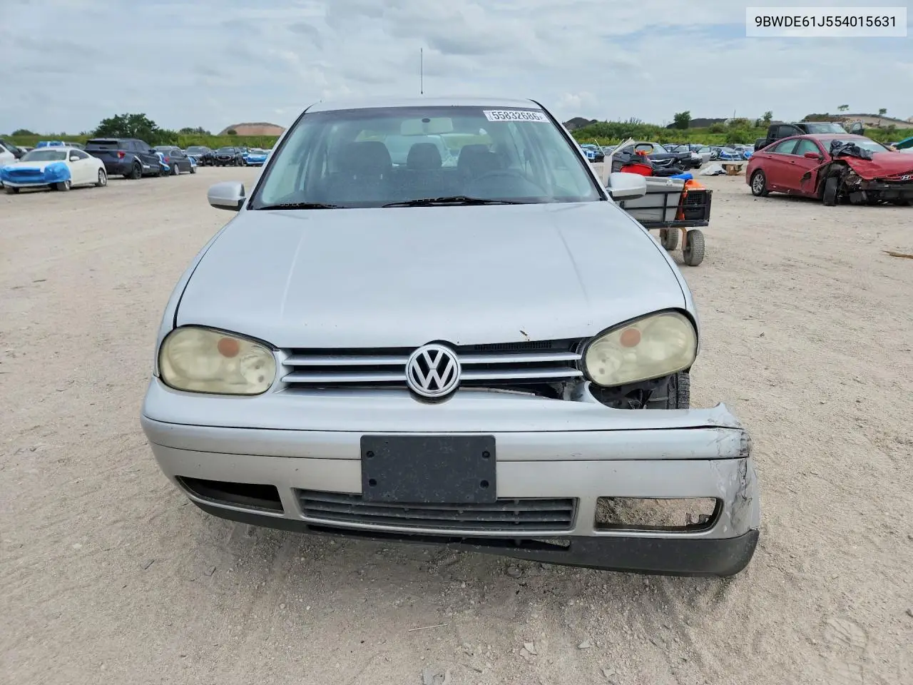 2005 Volkswagen Gti VIN: 9BWDE61J554015631 Lot: 55832686