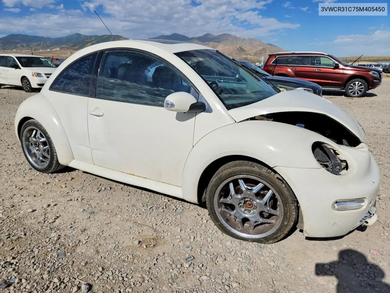2005 Volkswagen New Beetle Gls Tdi VIN: 3VWCR31C75M405450 Lot: 59851176