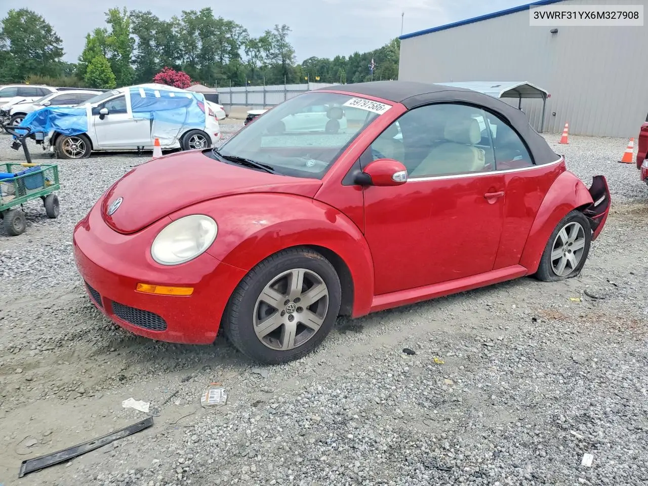2006 Volkswagen New Beetle Convertible Option Package 1 VIN: 3VWRF31YX6M327908 Lot: 59797586