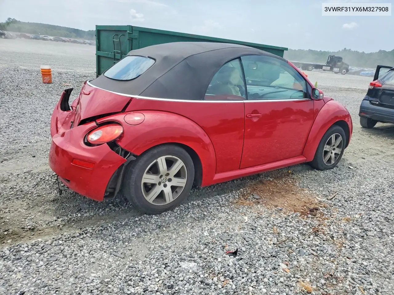 2006 Volkswagen New Beetle Convertible Option Package 1 VIN: 3VWRF31YX6M327908 Lot: 59797586