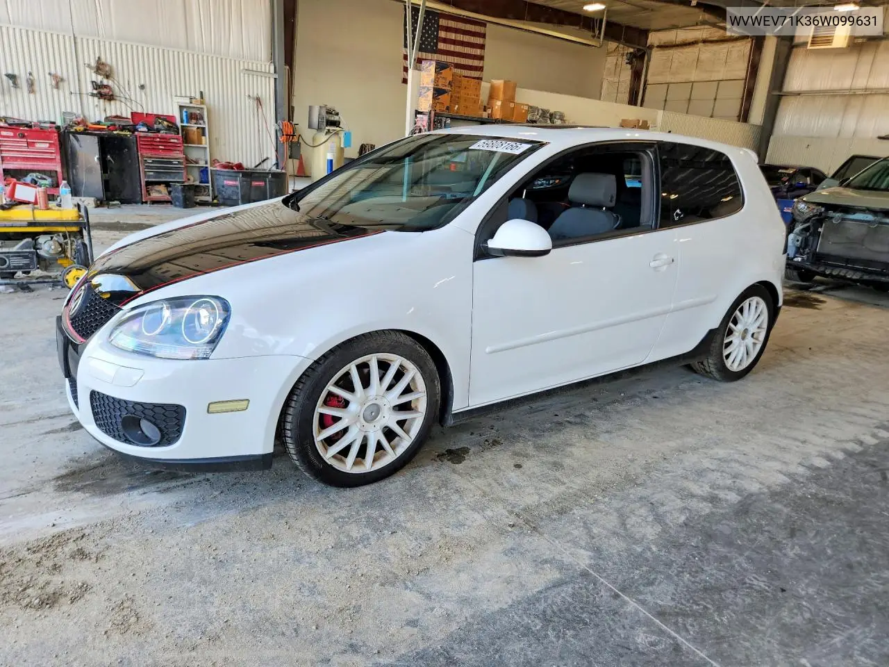 2006 Volkswagen New Gti VIN: WVWEV71K36W099631 Lot: 59808166