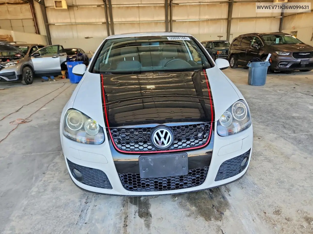 2006 Volkswagen New Gti VIN: WVWEV71K36W099631 Lot: 59808166