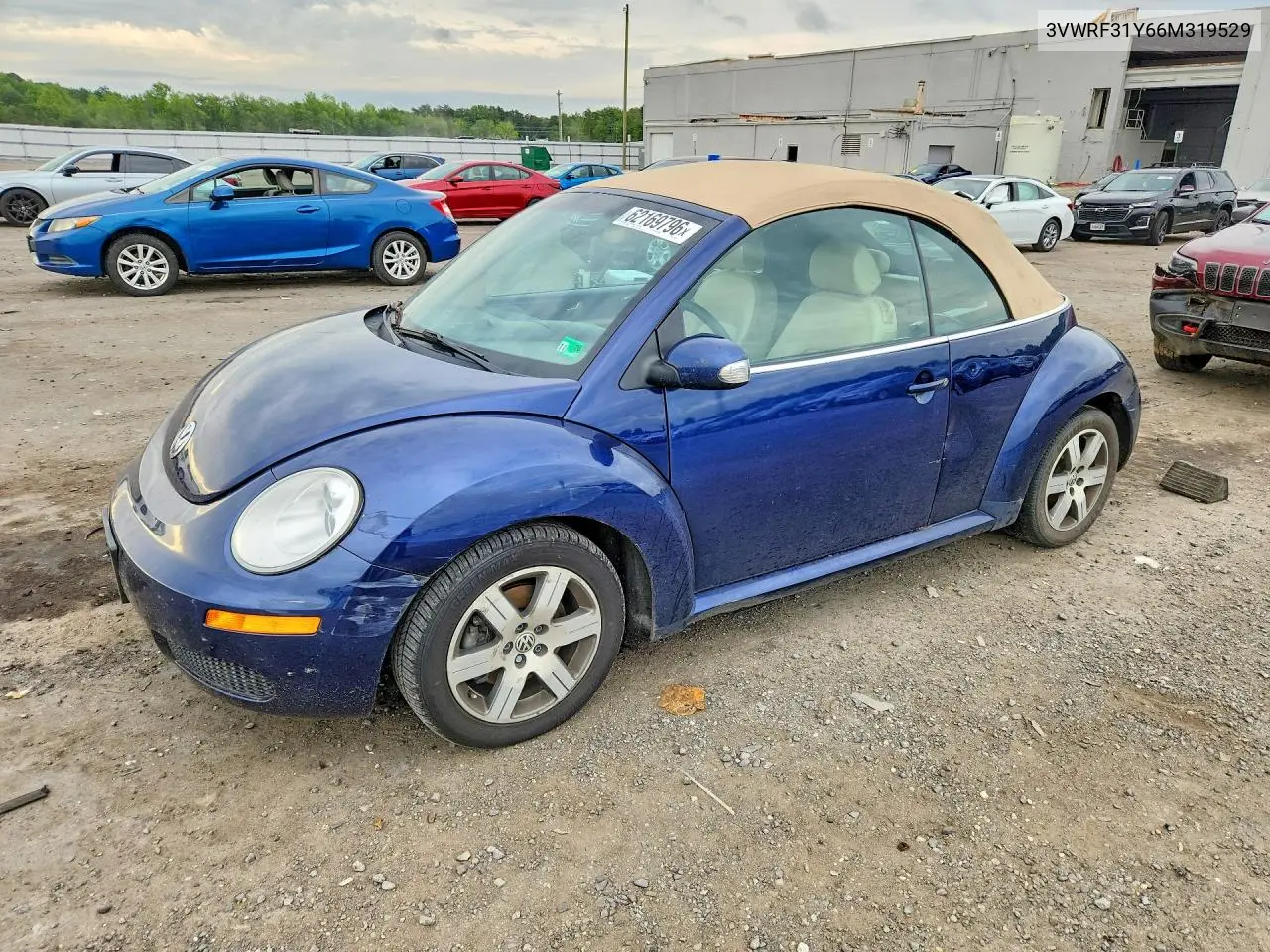 2006 Volkswagen New Beetle Convertible Option Package 1 VIN: 3VWRF31Y66M319529 Lot: 62169796