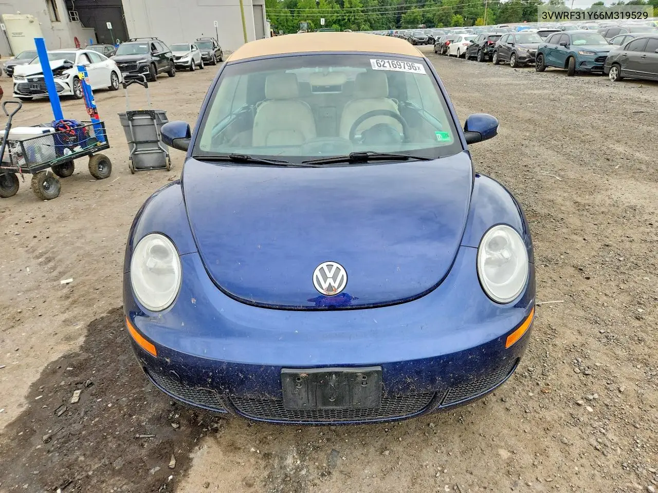 2006 Volkswagen New Beetle Convertible Option Package 1 VIN: 3VWRF31Y66M319529 Lot: 62169796