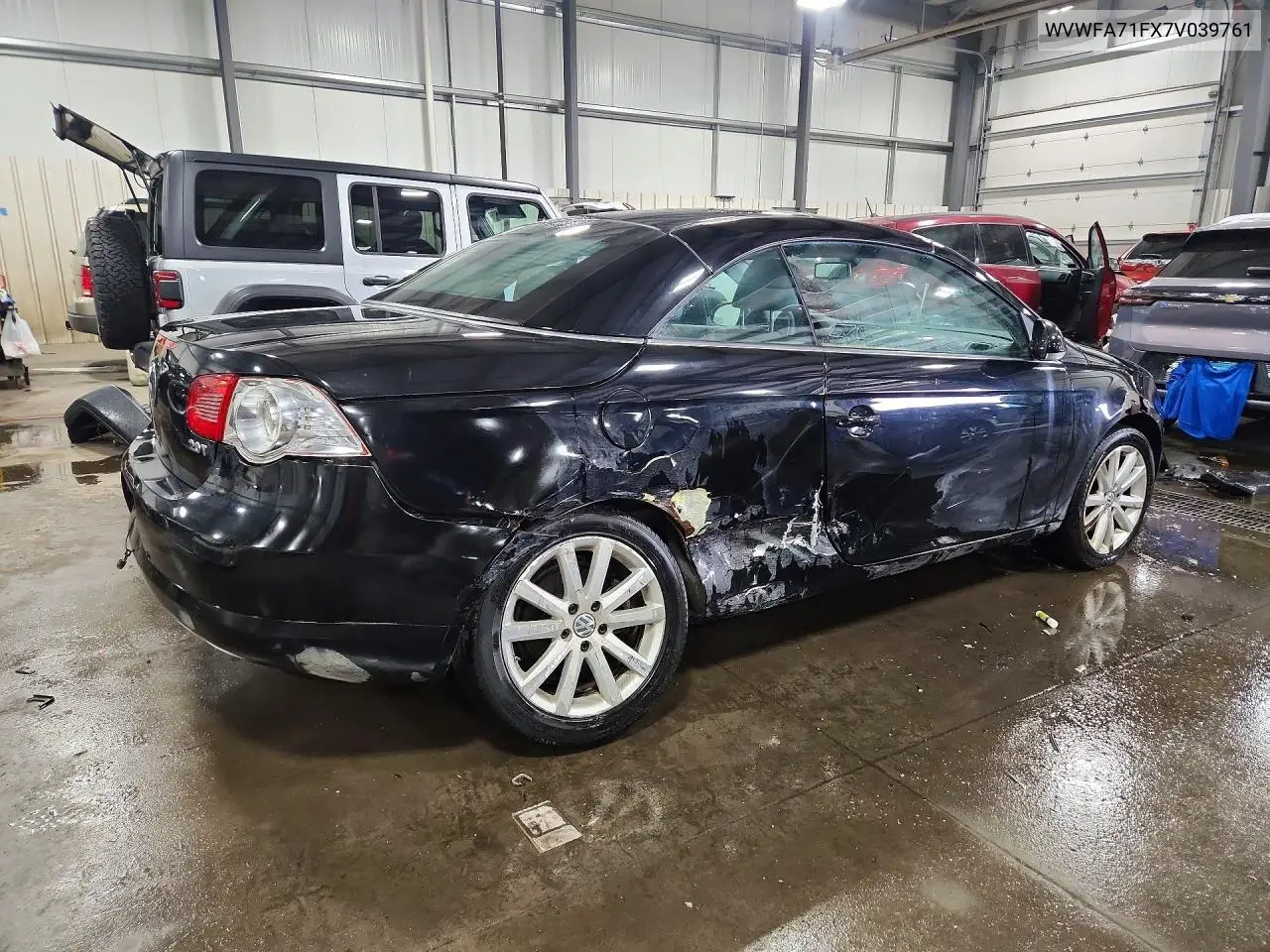 2007 Volkswagen Eos 2.0T Luxury VIN: WVWFA71FX7V039761 Lot: 52428056