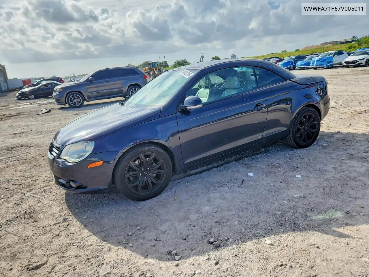 2007 Volkswagen Eos 2.0T Luxury VIN: WVWFA71F67V005011 Lot: 58025246