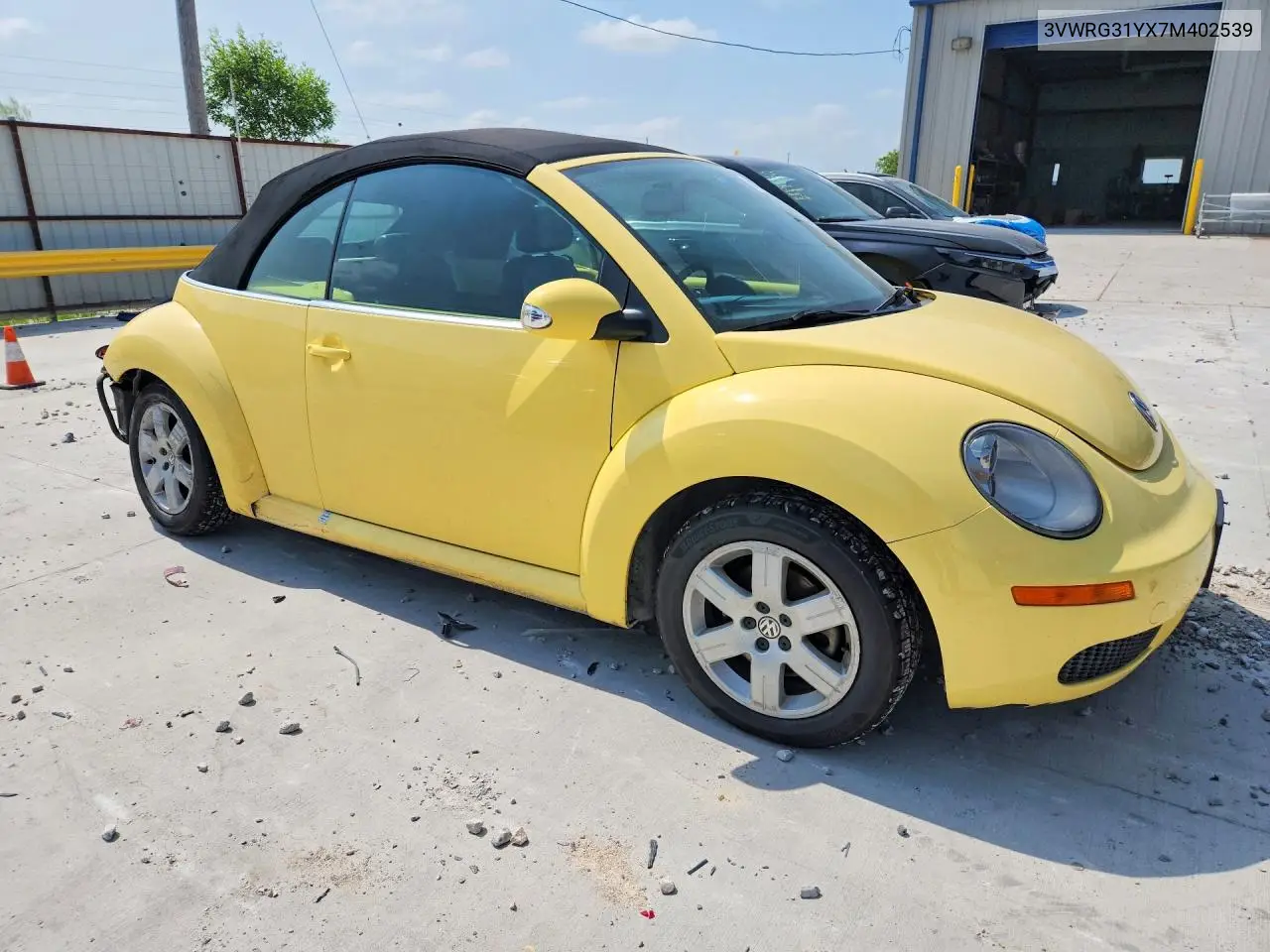 2007 Volkswagen New Beetle Convertible Option Package 1 VIN: 3VWRG31YX7M402539 Lot: 58385266