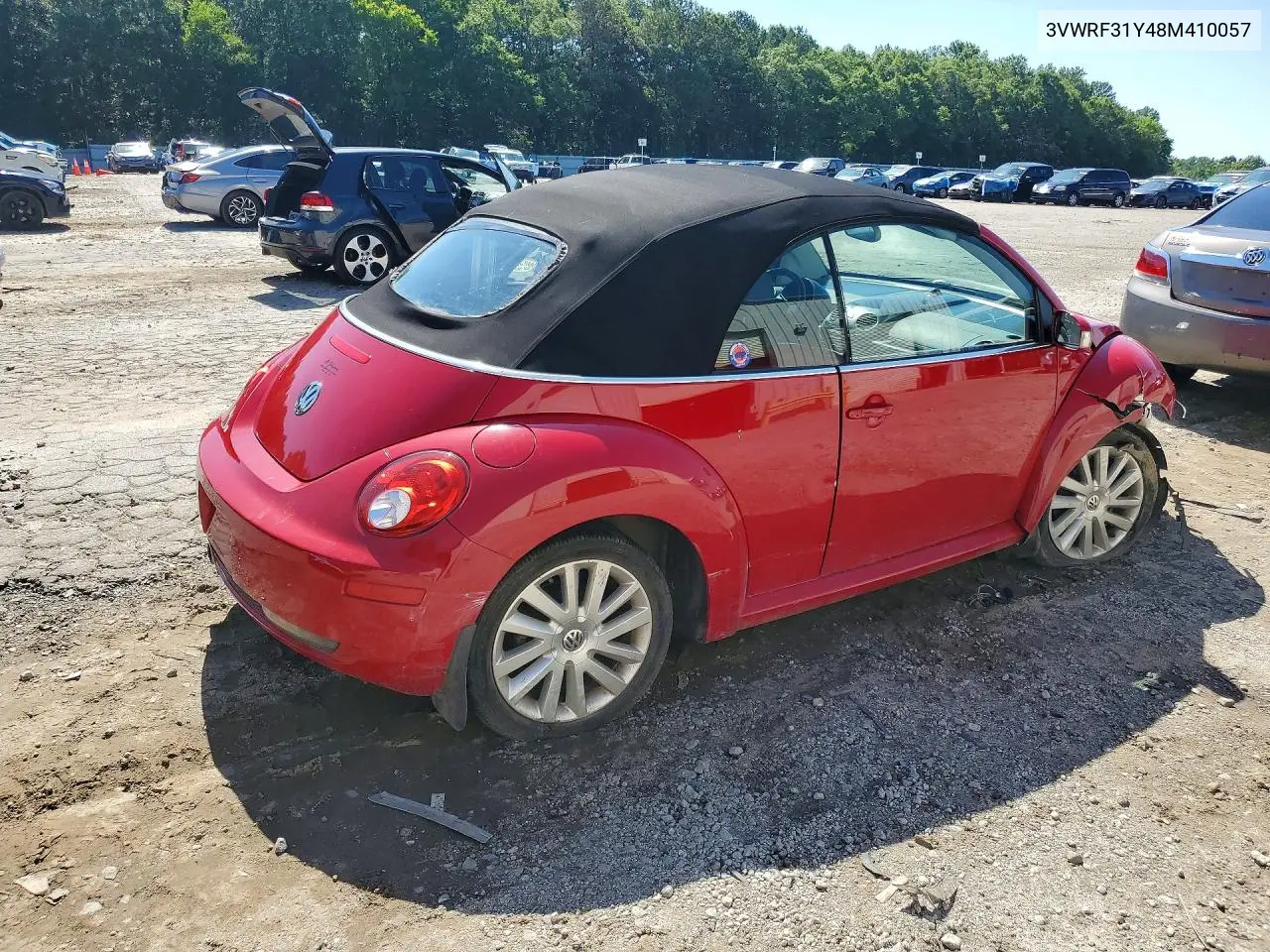 2008 Volkswagen New Beetle Convertible Se VIN: 3VWRF31Y48M410057 Lot: 55755216
