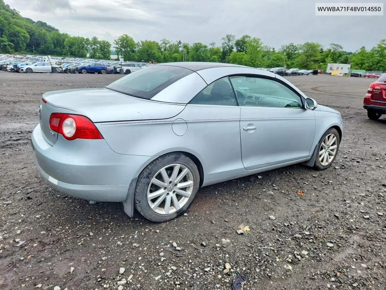 2008 Volkswagen Eos Turbo VIN: WVWBA71F48V014550 Lot: 58144166