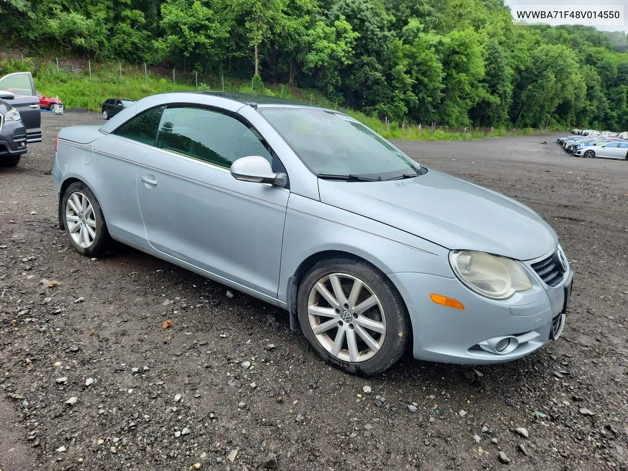 2008 Volkswagen Eos Turbo VIN: WVWBA71F48V014550 Lot: 58144166