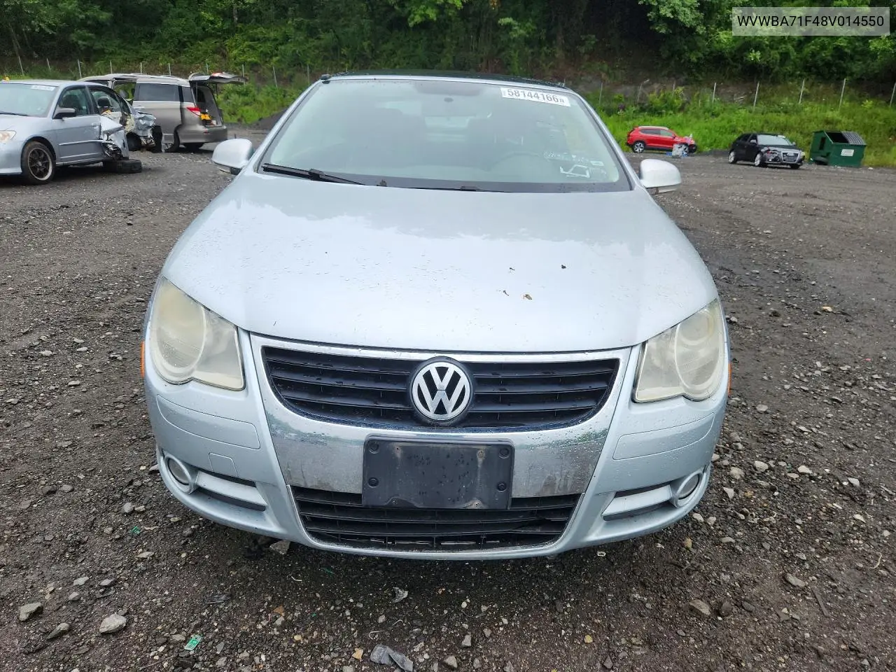 2008 Volkswagen Eos Turbo VIN: WVWBA71F48V014550 Lot: 58144166