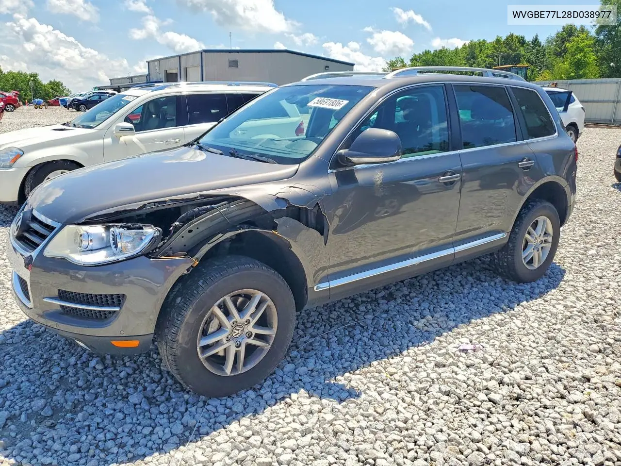 2008 Volkswagen Touareg 2 V6 VIN: WVGBE77L28D038977 Lot: 58691806