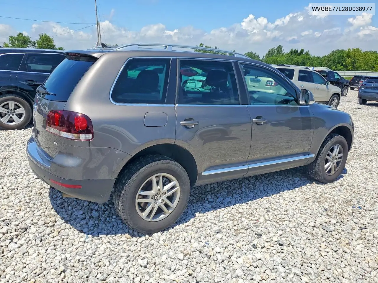 2008 Volkswagen Touareg 2 V6 VIN: WVGBE77L28D038977 Lot: 58691806