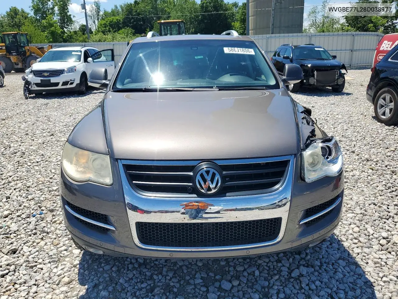 2008 Volkswagen Touareg 2 V6 VIN: WVGBE77L28D038977 Lot: 58691806