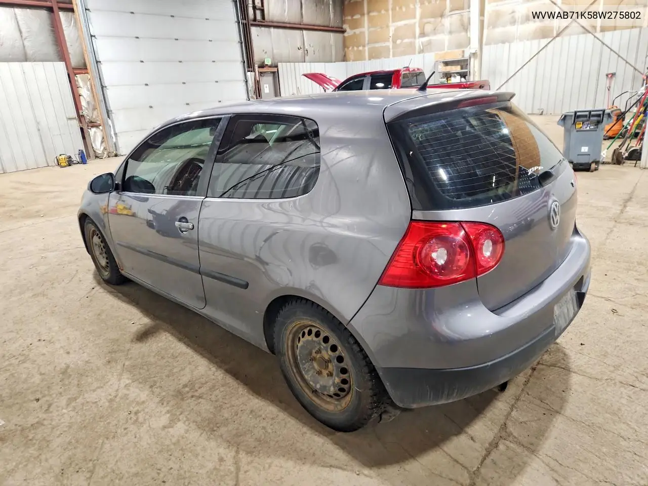 2008 Volkswagen Rabbit VIN: WVWAB71K58W275802 Lot: 61441586