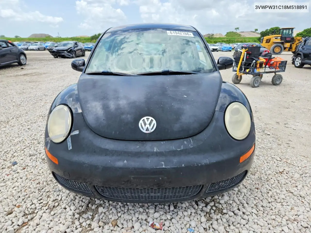 2008 Volkswagen New Beetle S VIN: 3VWPW31C18M518891 Lot: 61942166