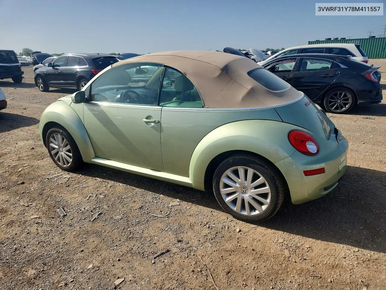 2008 Volkswagen New Beetle Convertible Se VIN: 3VWRF31Y78M411557 Lot: 73343355