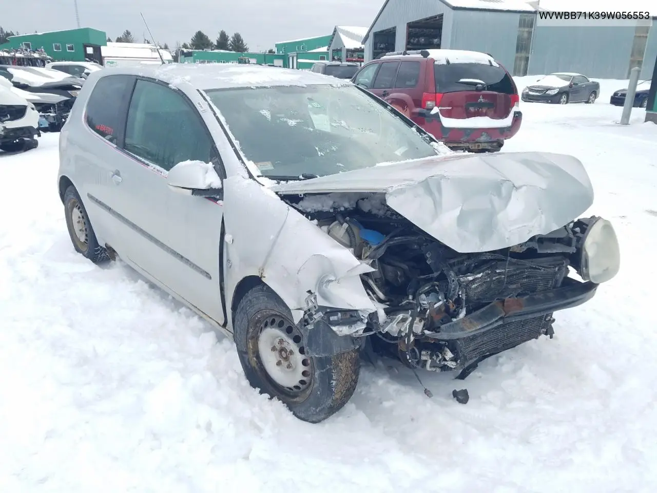2009 Volkswagen Rabbit VIN: WVWBB71K39W056553 Lot: 41264003
