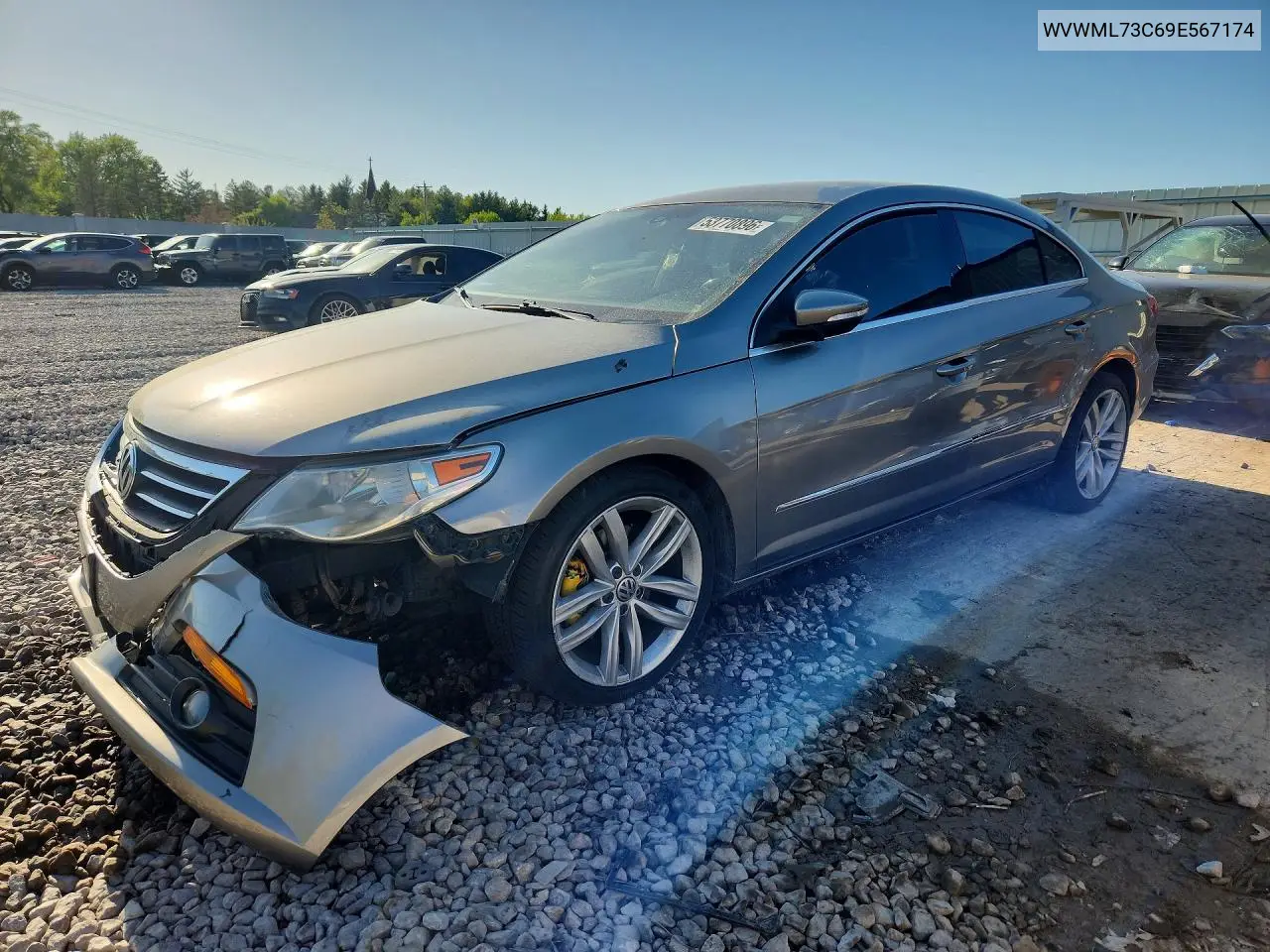 2009 Volkswagen Cc Sport VIN: WVWML73C69E567174 Lot: 53770896