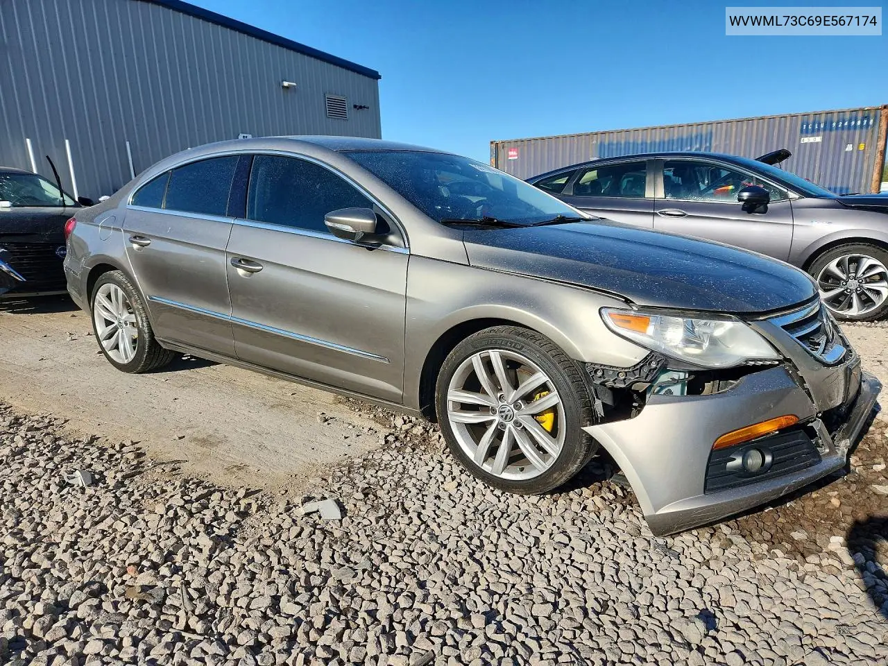 2009 Volkswagen Cc Sport VIN: WVWML73C69E567174 Lot: 53770896