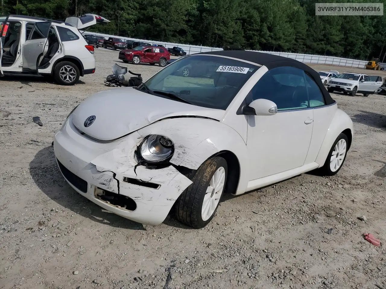 2009 Volkswagen Convertabl VIN: 3VWRF31Y79M405386 Lot: 55165906