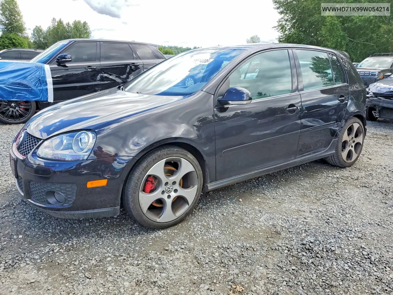 2009 Volkswagen Gti VIN: WVWHD71K99W054214 Lot: 55814006